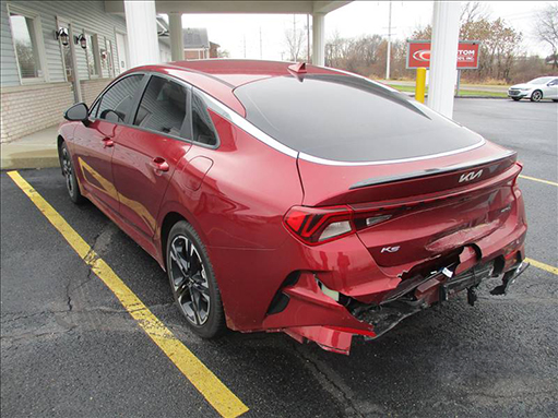 red car before